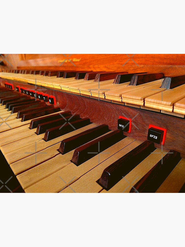 Keys On an Antique Pipe Organ" Poster for Sale by Mothe3rd