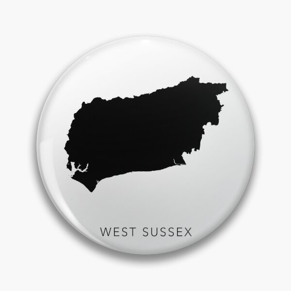Item preview, Map of West Sussex UK designed and sold by By-Danni-Marie.