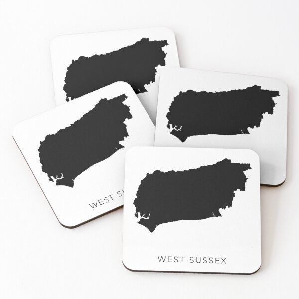 Item preview, Map of West Sussex UK designed and sold by By-Danni-Marie.
