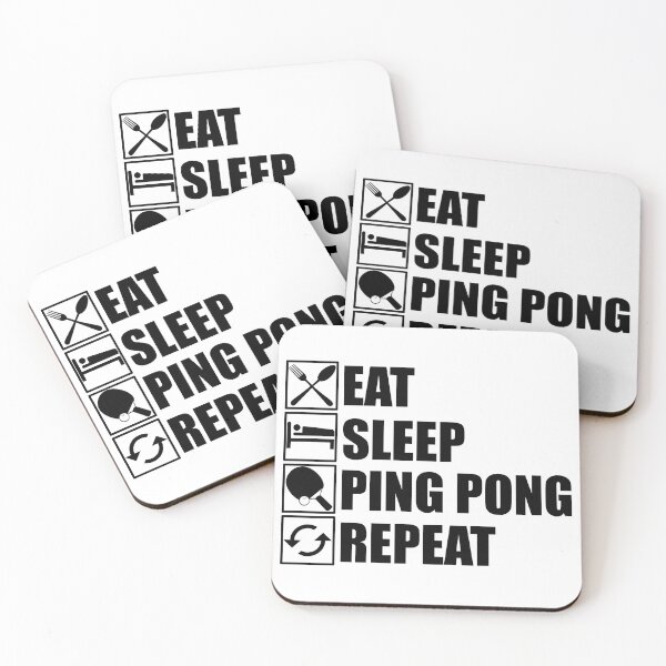 Item preview, Eat Sleep Ping Pong Repeat designed and sold by Adel Qasem.