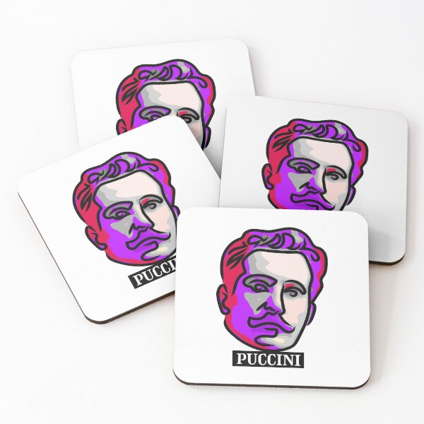 Item preview, Portrait of the composer Puccini designed and sold by Xdelacra.
