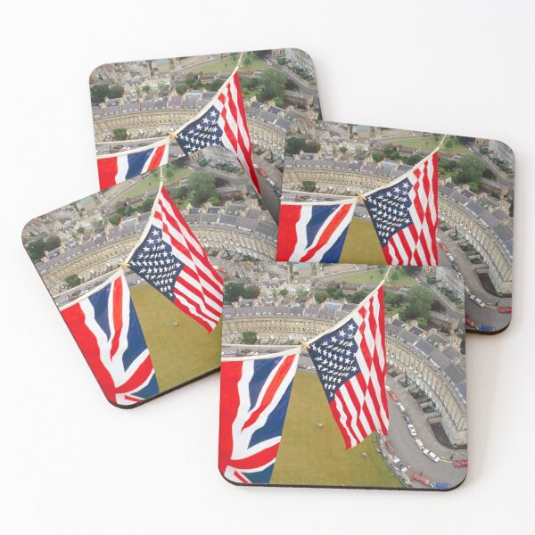 Item preview, Hot Air Balloon Flight Over Bath. Stars and Stripes designed and sold by JonDelorme.