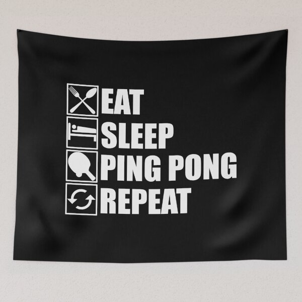 Item preview, Eat Sleep Ping Pong Repeat designed and sold by Adel Qasem.