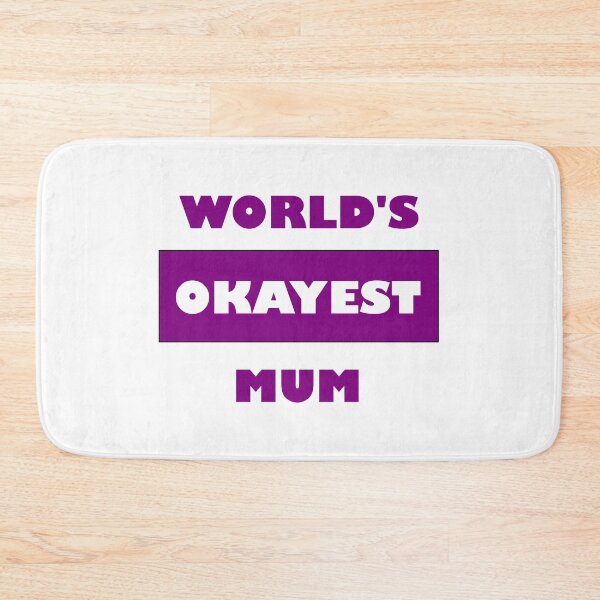 Item preview, Happy Mother's Day Funny World's Okayest Mum - Special purple edition designed and sold by Deegital18.
