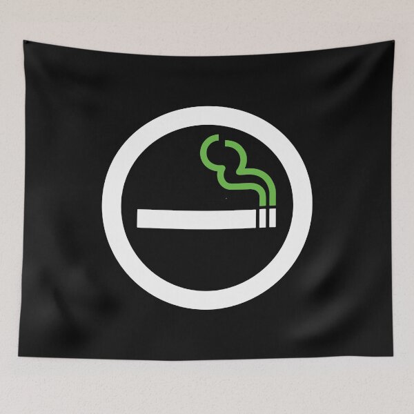 Item preview, Weed No Smoking Sign Parody designed and sold by OldDannyBrown.
