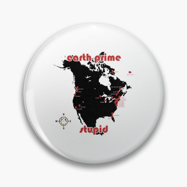 Item preview, Map of Earth Prime designed and sold by TryHardGarbage.