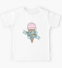 TREAT YO SELF Parks and Rec Kids Tee