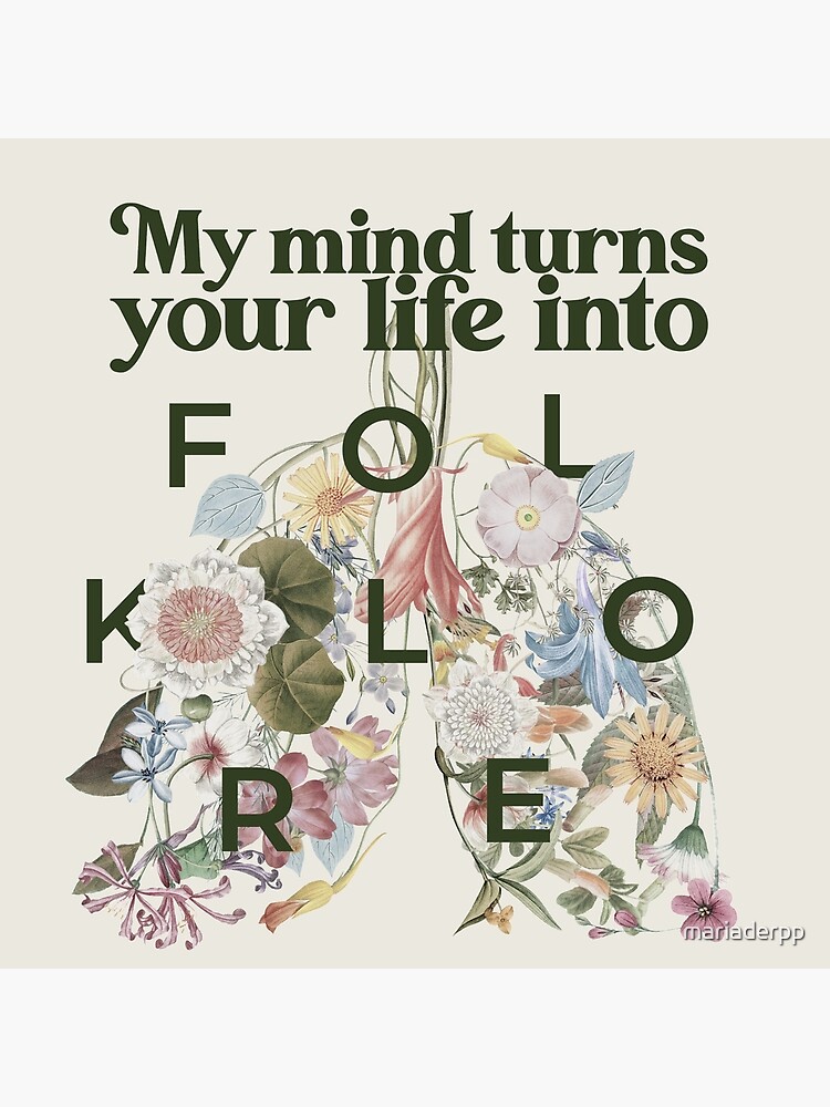 Taylor Swift Marjorie Lyrics Poster, Evermore, Wall Art, Print