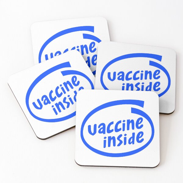 Item preview, Vaccine inside (Vaccined Covid19 Coronavirus pandemia vaccine 2020 2021) designed and sold by frikybomb.