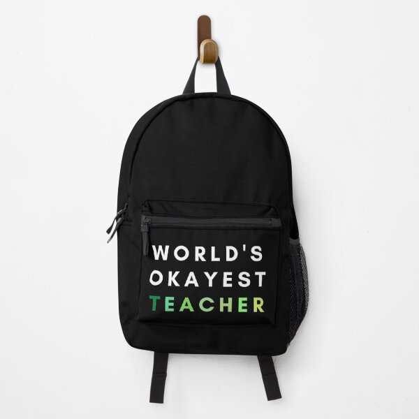 Item preview, World's Okayest Teacher designed and sold by Trisha Banlasan.