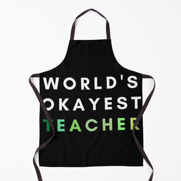 Item preview, World's Okayest Teacher designed and sold by Trisha Banlasan.