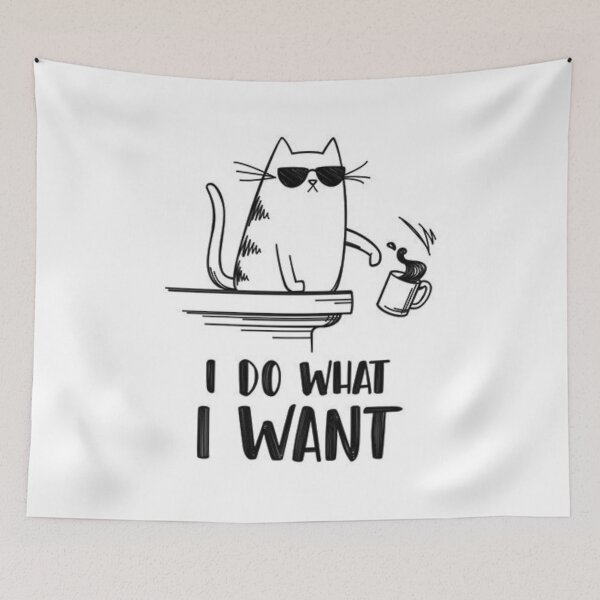Item preview, I DO WHAT I WANT CAT designed and sold by ParamedicDesign.