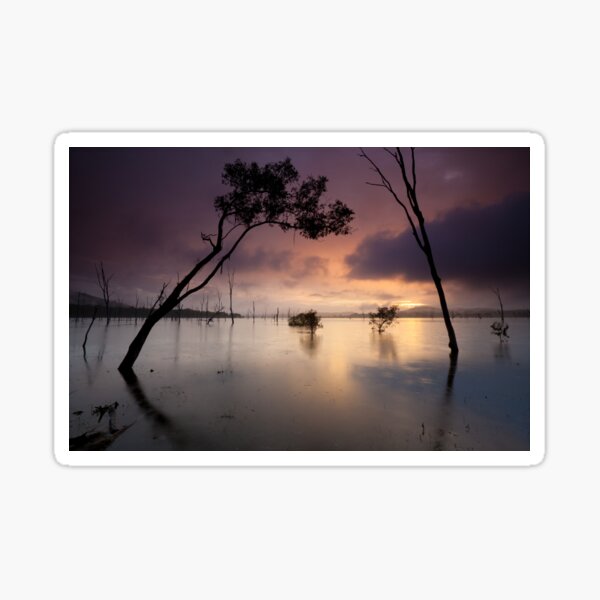 Flooded valley Sticker