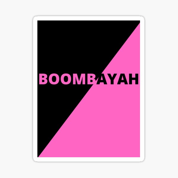 BLACKPINK boombayah broadcast STICKER CD K-POP/アジア CD K-POP