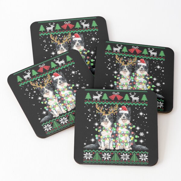 Item preview, Border Collie Dog Ugly Christmas Funny Xmas Gift Dog Lovers designed and sold by Vadimwj.
