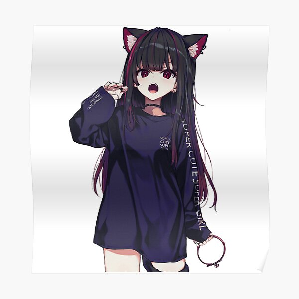 Anime Girl, The Cat Girl, A Nice Girl