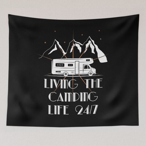 Item preview, Living The Camping Life Tour Caravan Camper designed and sold by AOCreativeProd.