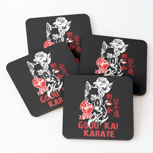 Item preview, Goju Kai Karate Lone Wolf - Karate Art - Martial Arts Design - Karate Fashion designed and sold by Zanshin-Art.