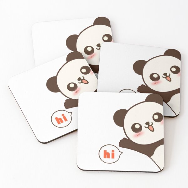 Item preview, Panda saying Hii designed and sold by Evelynoutlet.
