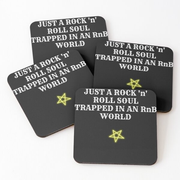 Item preview, Just a rock'n'roll soul trapped in an Rnb world design designed and sold by authenticwords.