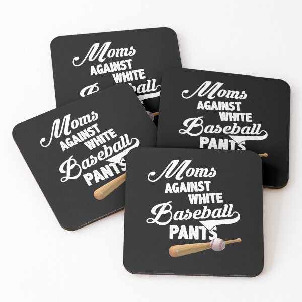 Item preview, Moms Against White Baseball Pants - Baseball Season Mom designed and sold by Dressed For  Duty.