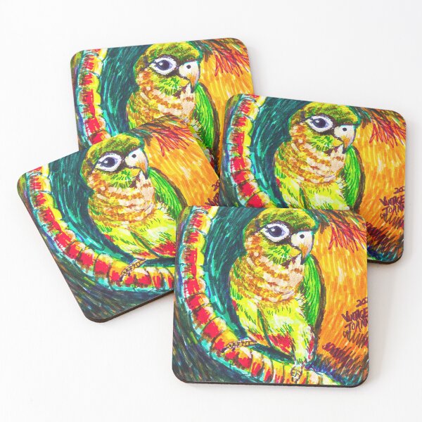 Item preview, Baby Conure Parrot designed and sold by vintagejoann.