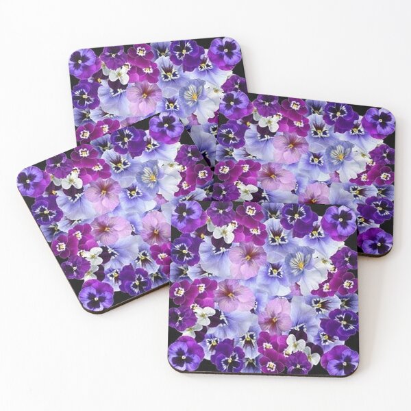 Item preview, SPRING PURPLE PANSY GARDEN ABSTRACT ART designed and sold by sharlesart.
