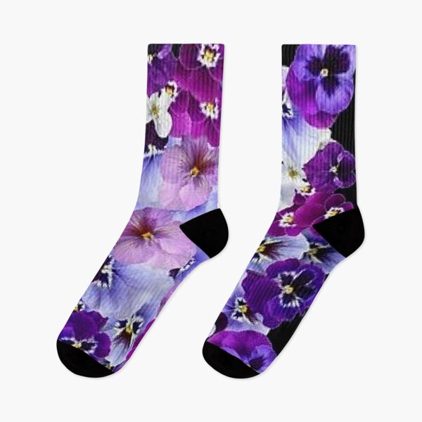 Item preview, SPRING PURPLE PANSY GARDEN ABSTRACT ART designed and sold by sharlesart.