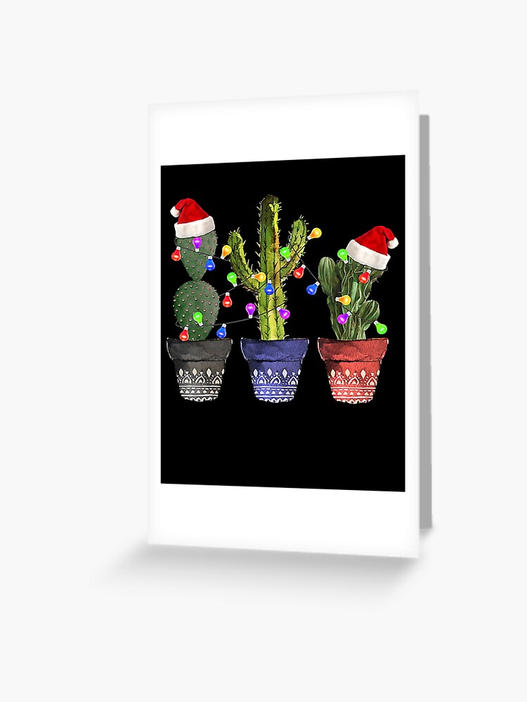 Cactus Christmas Tree Gift Santa Xmas Succulent Plant Lovers T-Shirt Cactus Christmas Tree Gift Santa Xmas Succulent Plant Lovers T-Shirt