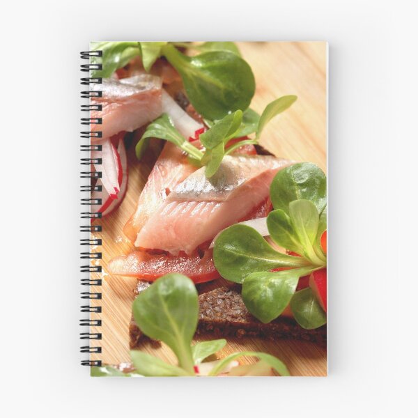 Item preview, Matjes with salad and pumpernickel | 2 designed and sold by SmoothBreeze7 | Liz Collet Photography.