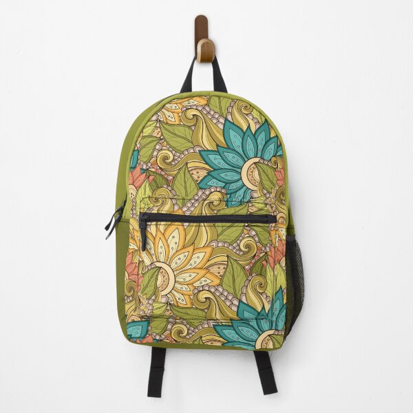 Item preview, Doodle Pattern with Floral Motifs designed and sold by lissantee.