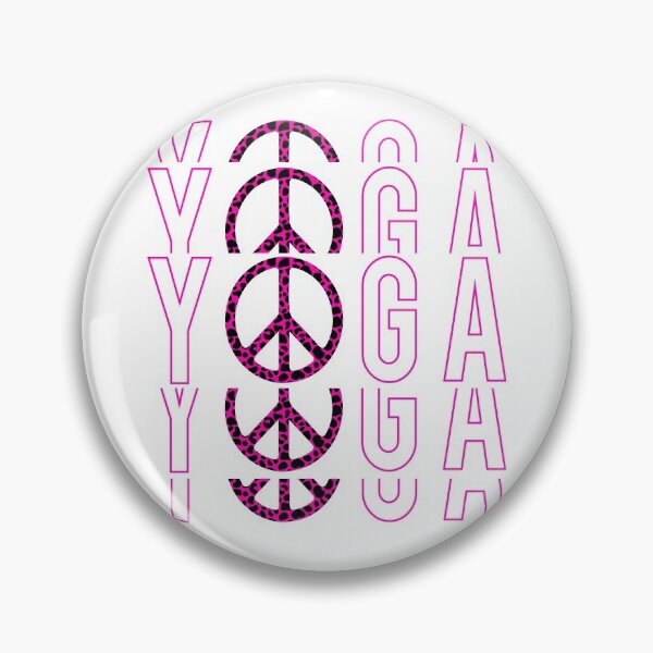 Item preview, Leopard yoga peace with pink skin-cute yoga pink leopard skin designed and sold by steven8899.