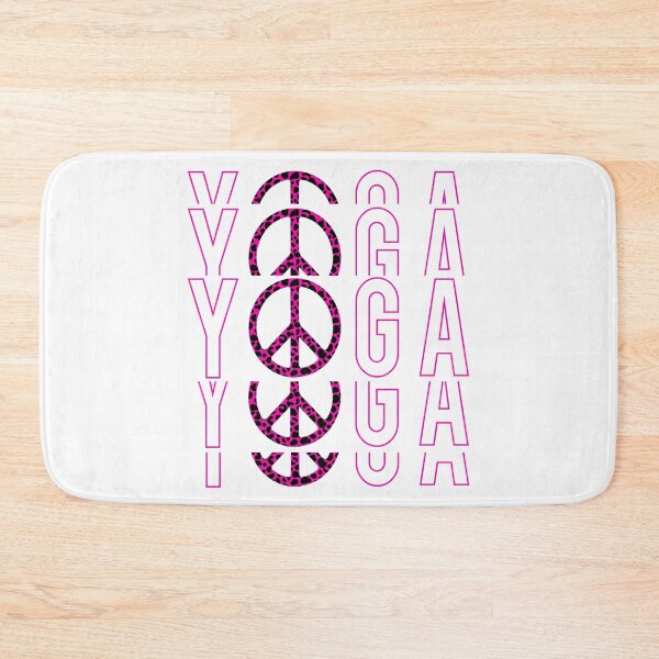 Item preview, Leopard yoga peace with pink skin-cute yoga pink leopard skin designed and sold by steven8899.