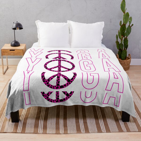 Item preview, Leopard yoga peace with pink skin-cute yoga pink leopard skin designed and sold by steven8899.