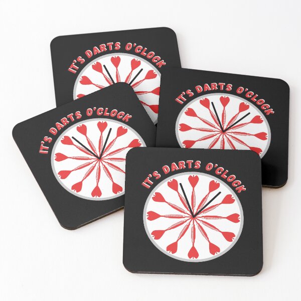 Item preview, It's Darts O'Clock Funny Dart Clock designed and sold by OmmeDesigns.