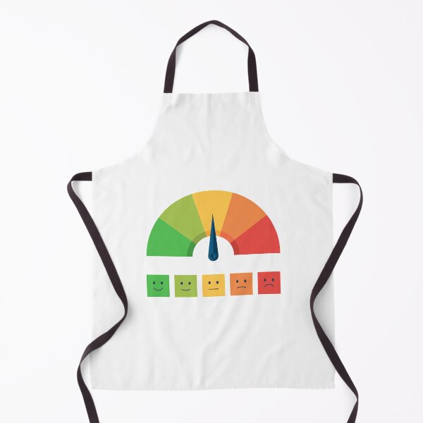 Item preview, Mood checker meter happy face angry worried bored sad negative positive emojis faces designed and sold by MindChirp.