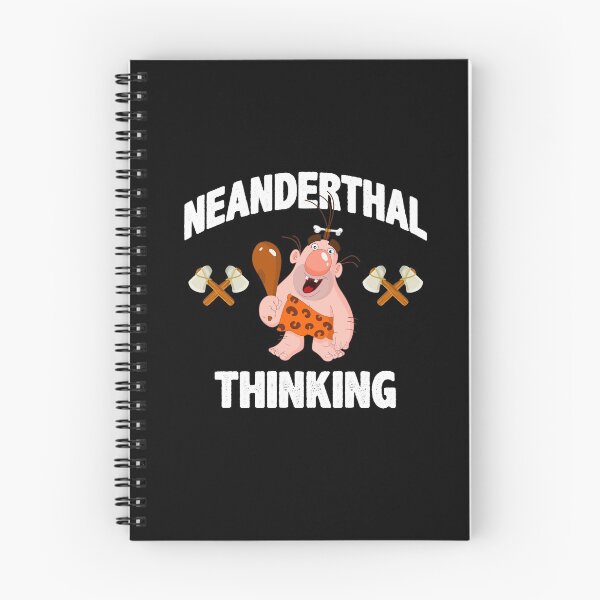 Item preview, Neanderthal Thinking - Funny American Caveman designed and sold by Dressed For  Duty.