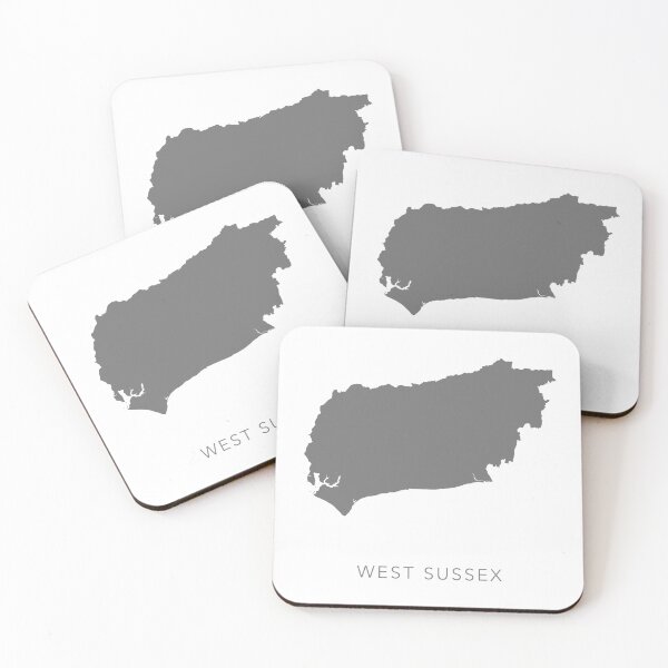 Item preview, Map of West Sussex UK designed and sold by By-Danni-Marie.