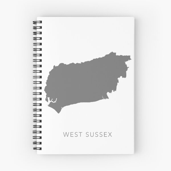 Item preview, Map of West Sussex UK designed and sold by By-Danni-Marie.