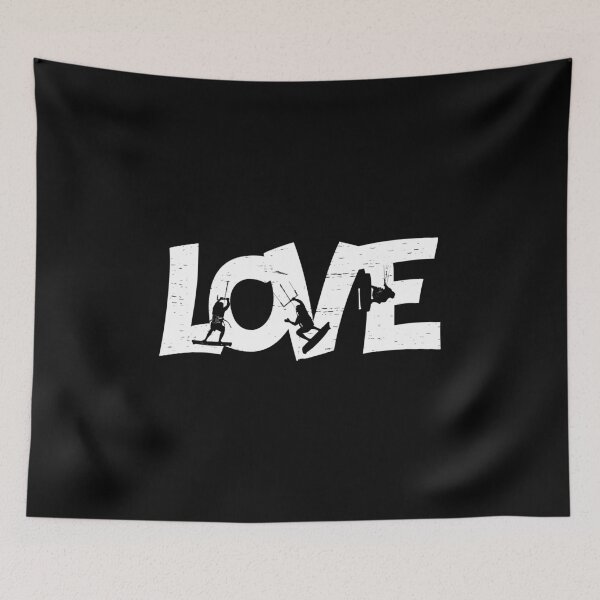 Item preview, KITE Kiting LOVE Kiteboarding Kitesurfing Gift designed and sold by Kalli-design.