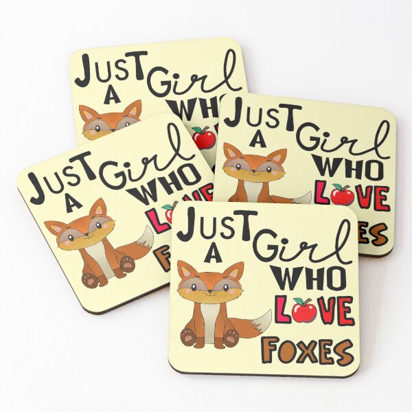Item preview, Just A Girl Who Loves Foxes designed and sold by dalypdesign.