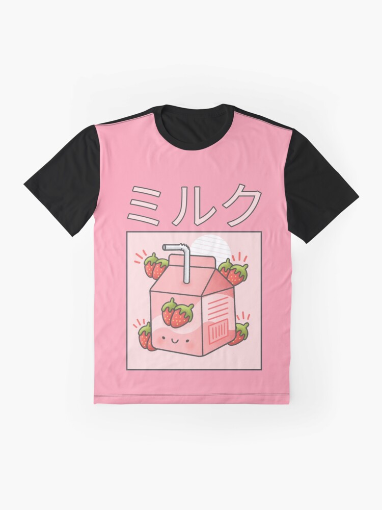 Kawaii Strawberry Milk T Shirt By Nikhilmehra0810 Redbubble