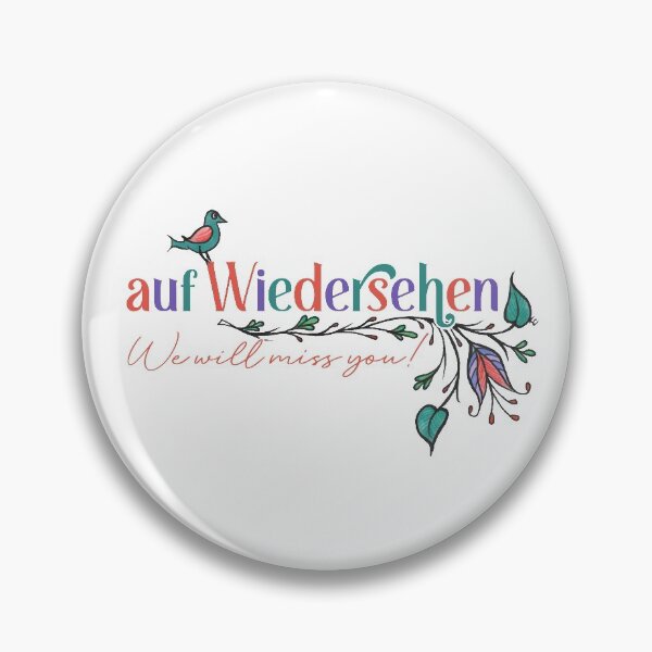 Item preview, Auf Wiedersehen - German Folk Flowers designed and sold by The White Bat.
