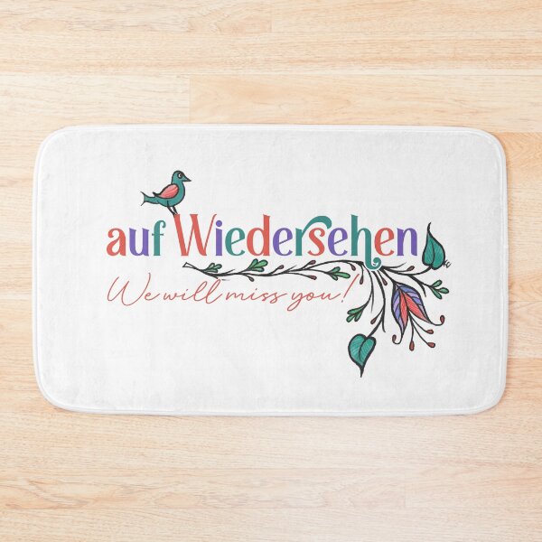 Item preview, Auf Wiedersehen - German Folk Flowers designed and sold by The White Bat.