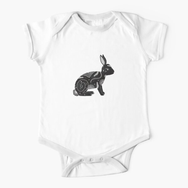 Rabbit Short Sleeve Baby One-Piece