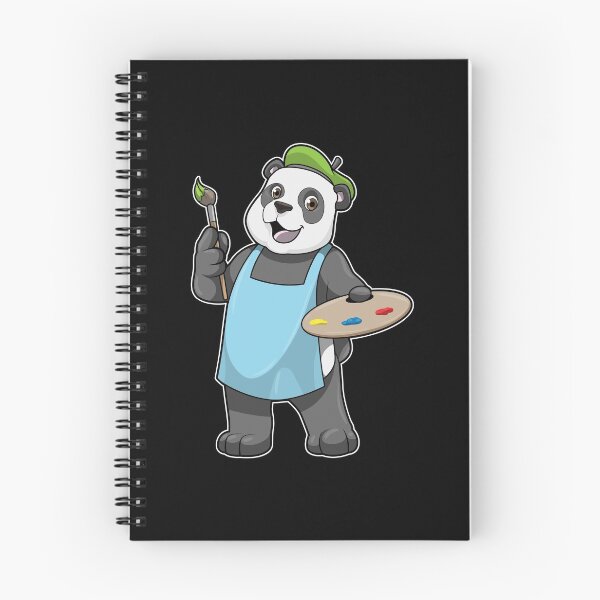 Item preview, Panda Painter Paintbrush Painting designed and sold by Snabdesign84.