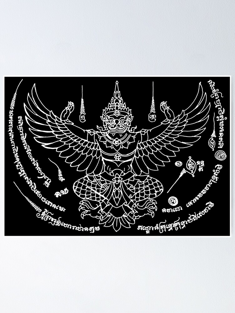 Tattoo Pattern Garuda King Respect Stock Vector (Royalty Free) 1496502596 |  Shutterstock