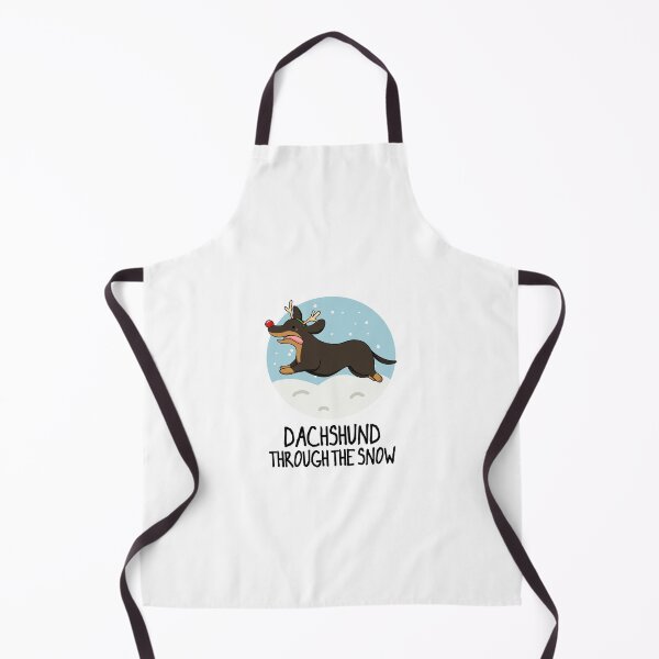 Item preview, Dachshund Through The Snow Funny Christmas Puns  designed and sold by punnybone.