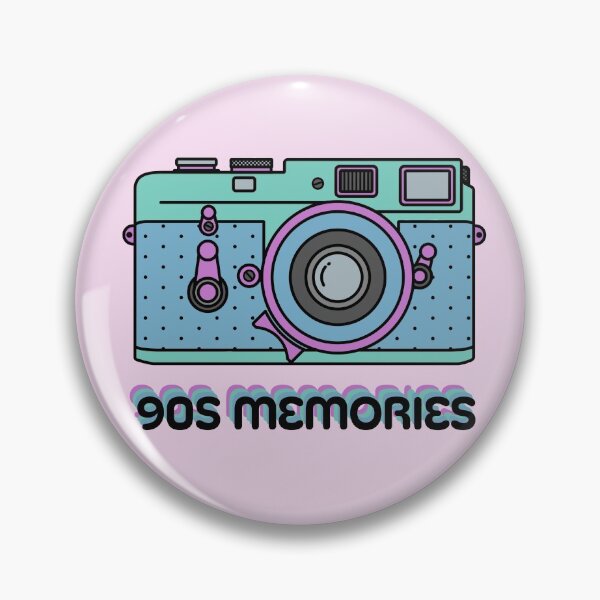 Item preview, 90s Memories - Blue Green and Pink Film Camera - Design for Teens and 90s Kids designed and sold by SteamParliament.