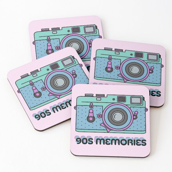 Item preview, 90s Memories - Blue Green and Pink Film Camera - Design for Teens and 90s Kids designed and sold by SteamParliament.